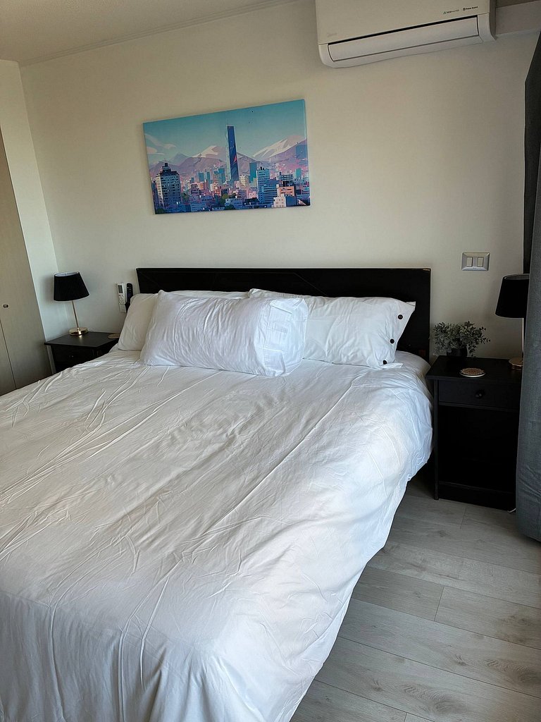 Estudio Terraza + Cama king + escritorio | 702