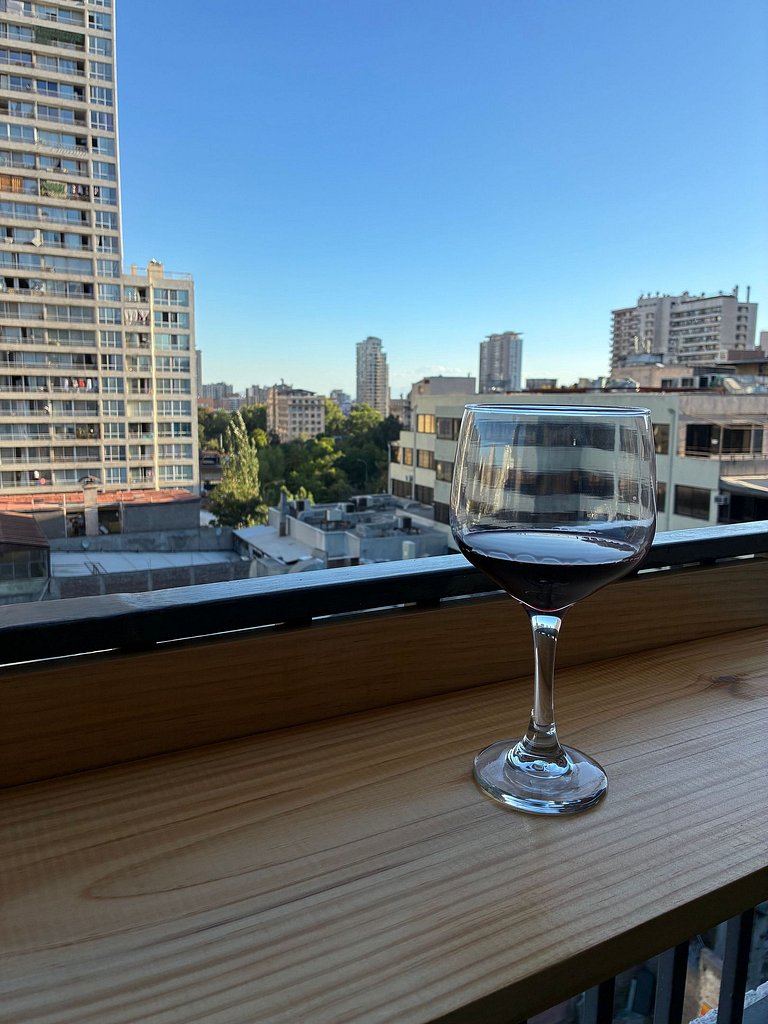 Estudio Terraza + Cama king + escritorio | 901