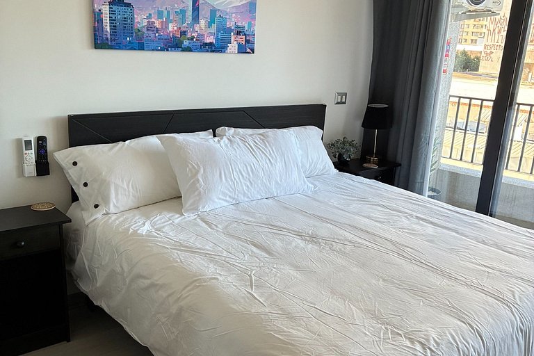 Estudio Terraza + Cama king + escritorio | 702