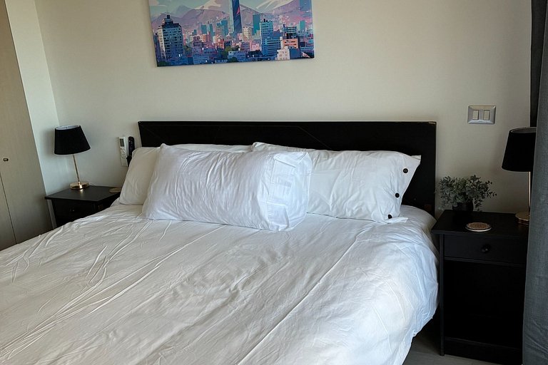 Estudio Terraza + Cama king + escritorio | 702