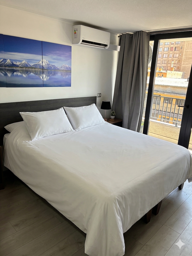 Estudio Terraza + Cama king + escritorio | 709