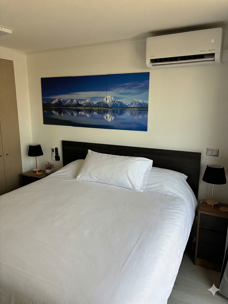 Estudio Terraza + Cama king + escritorio | 709