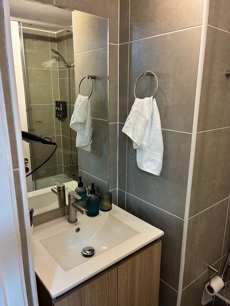 Estudio Terraza + Cama king + escritorio | 709