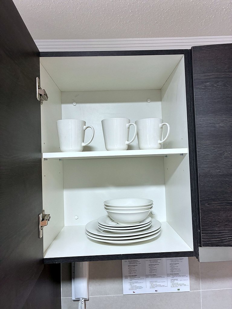 Estudio con terraza privada cama king y escritorio en Santia